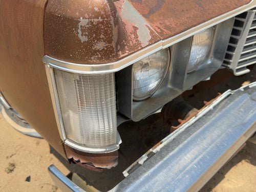 74 Chevy Impala Passenger Right Front Turn Signal Light Lamp Oem Fender Mounted