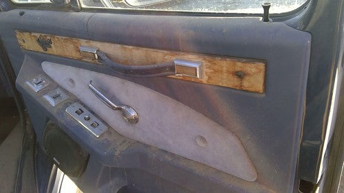 85-96 Chevy G20 Van Passenger Right Front Inside Door Trim Panel Only Oem Blue