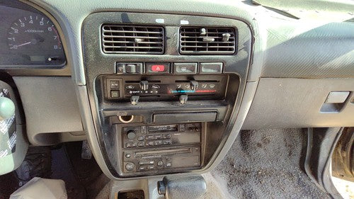 94-95 Pathfinder Nissan Trim Bezel Around Radio Surround Dash Panel Gray