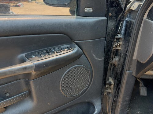 02 Ram 1500 Driver Left Front Door Trim Panel With Master Switch Dark Gray V9Dv