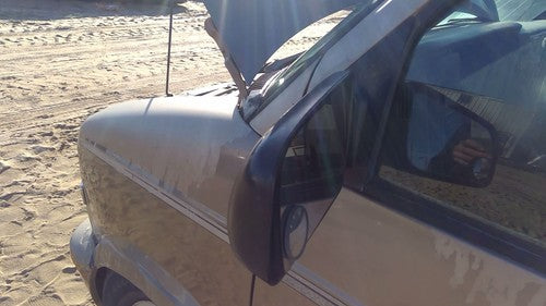 1988-1998 Chevy Astro Driver Left Side Mirror Door Mounted Oem Brown 15001801