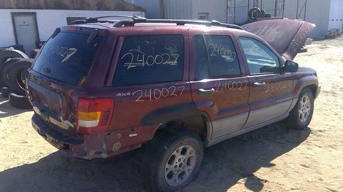 1999-2004 Grand Cherokee Passenger Right Rear Side Window Door Glass Oem Back