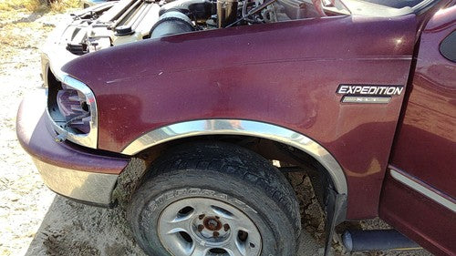 1997-2002 Ford Expedition Driver Left Front Fender Oem Maroon Jl F85z16006ca