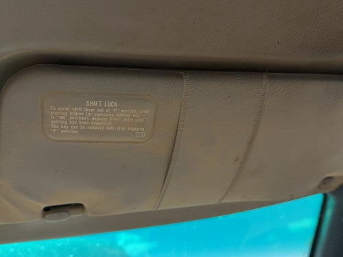 1994 Passenger Right Sun Visor Oem