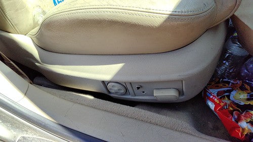 1998-2004 Audi A6 Passenger Right Side Power Seat Switch With Trim Panel Oem Tan