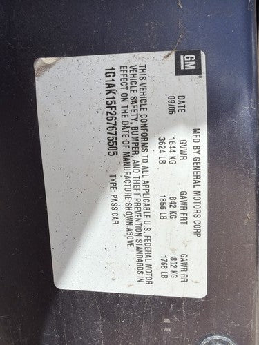 2005-2010 Chevy Cobalt Coolant Reservoir Radiator Overflow Tank Bottle Oem 2.2L