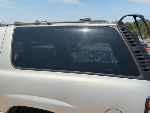 00-06 Chevy Suburban 1500 Driver Left Rear Quarter Glass Back Side Window Oem