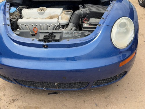 06-10 Beetle Convertible Front Bumper Cover Assembly Oem Without Fog Lamps Blue