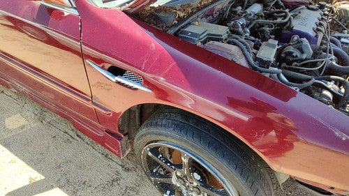 1994-1997 Honda Accord Passenger Right Front Fender Oem Red 6725931