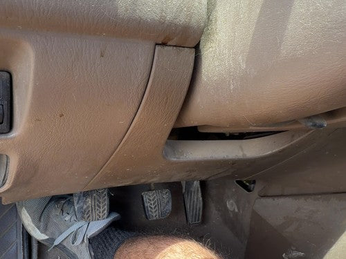 99-00 Mazda Protege Dx Lower Dash Under Column Knee Bolster Trim Panel Oem Brown
