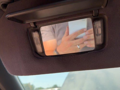 1995-1999 Nissan Maxima Driver Left Sun Visor Oem Black