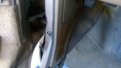 1985-1995 Chevy Astro Driver Left Lower Kick Trim Panel Oem Tan