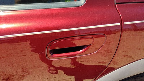 2001-2007 Volvo V70 Xc Driver Left Rear Outside Door Handle Oem Back Red 445