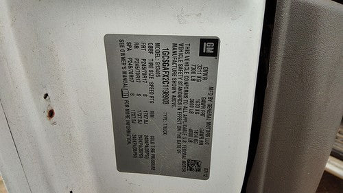 06-14 Express Van Passenger Right Front Seat Belt Buckle Receiver Oem Gray 93W
