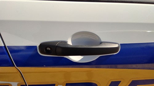 13-19 Explorer Police Interceptor Passenger Right Front Outside Door Handle Oem