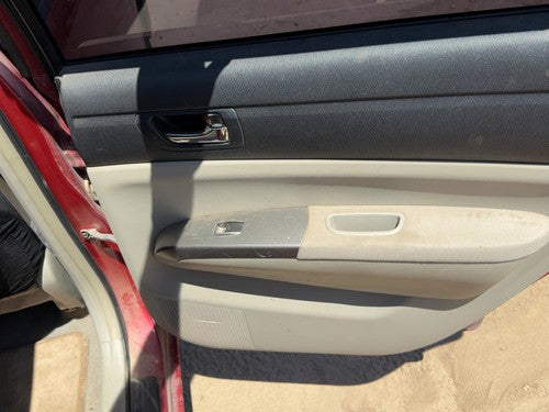 06-09 Prius Passenger Right Rear Door Trim Panel With Switches Cloth Bisque Fe41