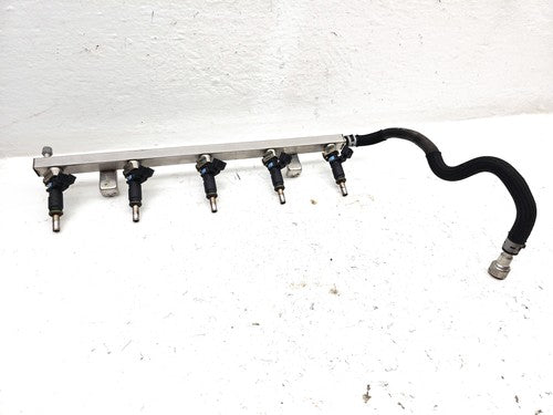 2012-2014 Vw Passat Complete Fuel Rail With Injectors Set Loaded Oem 2.5L