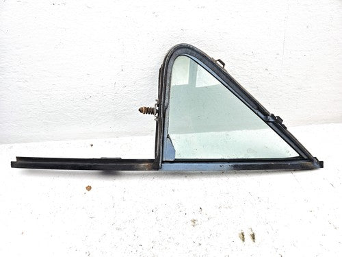 80-91 Ford F150 Driver Left Front Vent Window Small Door Glass With Frame Oem
