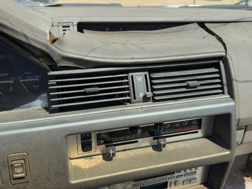87-88 Nissan Maxima Trim Bezel Around Speedometer Oem Dash Surround Panel Gray