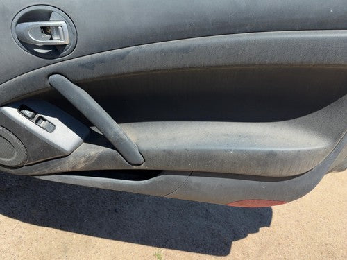 06-12 Eclipse Passenger Right Front Door Trim Panel With Switches Hatchback Gray