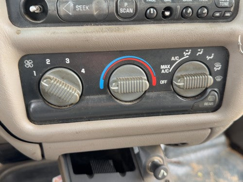 1998 Chevy S10 Blazer Temperature Control Module In Dash Heater Ac Head Unit Oem
