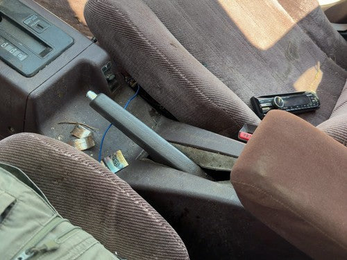 1989 Honda Accord Lx Center Floor Console Assembly Oem Arm Rest Fold Down Maroon