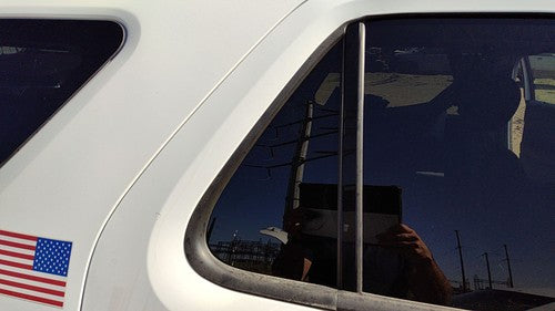 11-19 explorer Police Passenger Right Rear Vent Window Back Door Glass Wth Frame