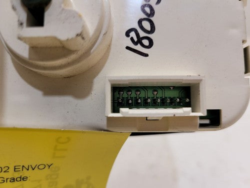 2002-2009 Gmc Envoy Temperature Control Heater Head Unit Rear Id 15095235