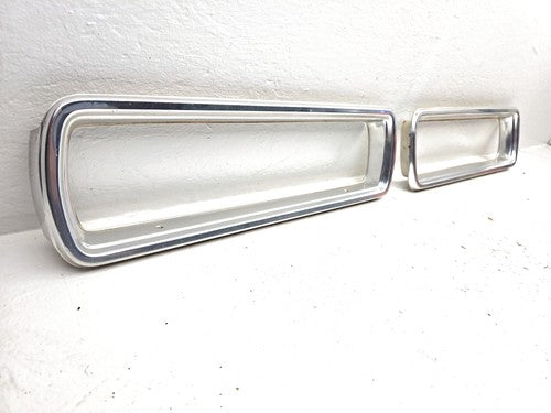 1964 Ford Thunderbird Coupe Pair Chrome Tail Light Trim Bezel Surround Oem