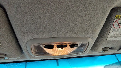 00-04 Station Wagon Center Overhead Console Dome Light Map Lamp Cubby Gray Ea