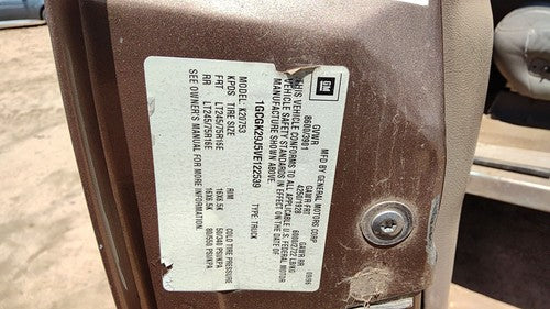 1992-2000 Silverado 2500 Passenger Right Rear Moulding On Box Oem