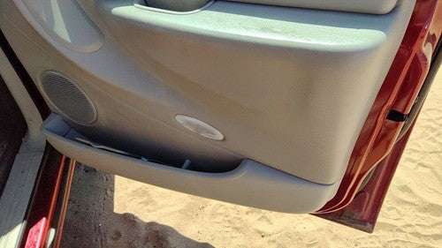 06-07 Town Country Passenger Right Front Door Trim Panel With Switches Khaki J1