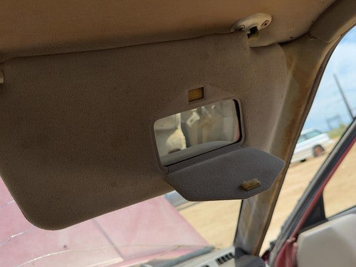 1985-1987 Nissan Maxima Passenger Right Sun Visor Oem 4Dr Sedan Gray