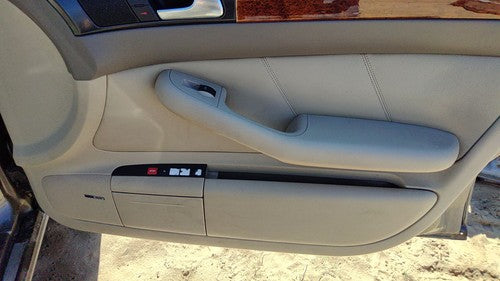 2002-2004 Audi A6 Passenger Right Front Door Trim Panel With Switches Tan