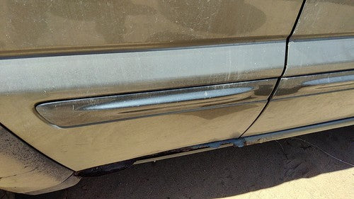 04 Liberty Passenger Right Rear Moulding From Door Oem Back Trim Strip Khaki Pjc