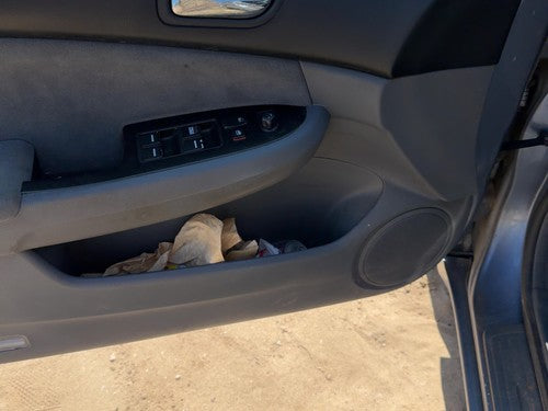 06-07 Accord Driver Left Front Door Trim Panel With Master Switch 2.4L Gray
