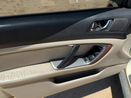 06 Legacy Outback Driver Left Front Door Trim Panel With Master Switch Taupe Tau