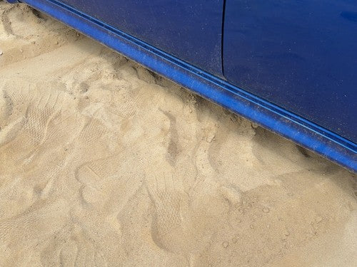 2007-2012 Nissan Sentra Driver Left Lower Rocker Panel Moulding Oem Blue B17