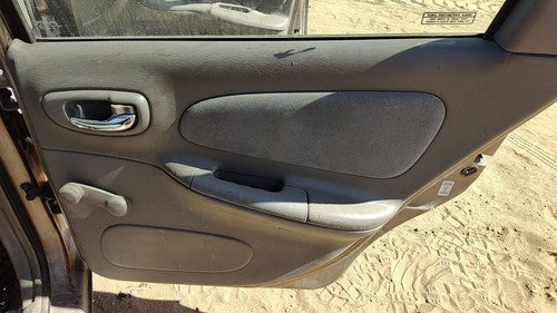 01-02 Neon Passenger Right Rear Door Trim Panel With Switches Back Gray B7L5