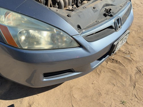 06-07 Honda Accord Front Bumper Cover Assembly Oem 2.4L Sedan Cool Blue B542M