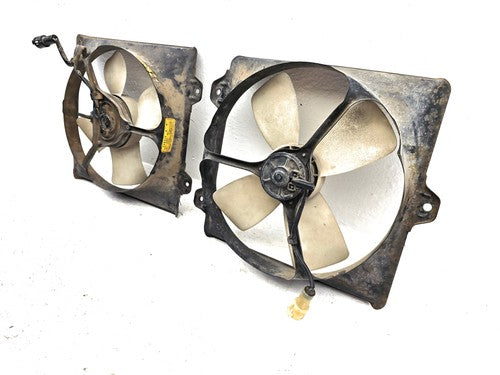 85-86 Toyota Camry Electric Radiator Cooling Fan Assembly With Motors 2.0L Oem
