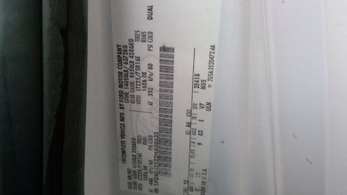 2000-2003 Ford Van E450 Driver Left Rear Axle Shaft Oem Back 10.5' Ring Gear