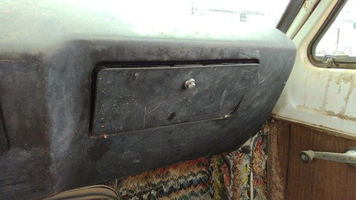 1974 Dodge Van B200 Glove Box Assembly Complete Door With Latch Oem