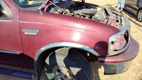 1997-2002 Ford Expedition Passenger Right Front Fender Oem Maroon Jl F85z16005ca