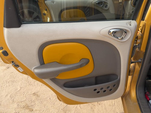 01-02 Chrysler Pt Cruiser Driver Left Rear Door Trim Panel Back Taupe/Beige Fl
