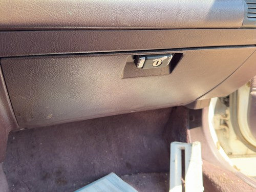 1986-1989 Honda Accord Lx Glove Box Assembly Complete Door With Latch Oem Maroon