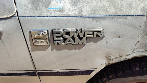 1984-1987 Dodge Ram W150 Passenger Right Power Ram Fender Emblem Badge Oem