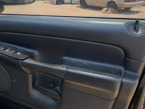 02 Ram 1500 Passenger Right Front Door Trim Panel With Switches Dark Gray V9Dv