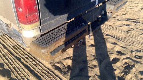 1981-1987 Isuzu Pup Pickup Rear Back Step Bumper With Brackets Oem 2900036000