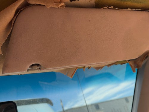 91-94 Ford Explorer 2 Dr Passenger Right Sun Visor OEM Tan with Mirror